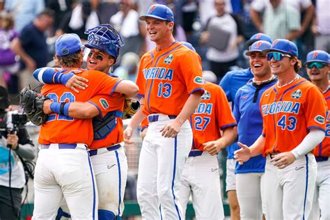 Florida men's baseball - BASEBALL. Florida baseball regional score vs Texas Tech: Live updates from NCAA Tournament. Kevin Brockway. The Gainesville Sun. 0:02. 0:33. Florida …